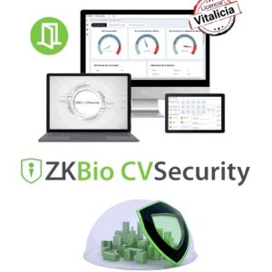 Zkteco Zkbiocvacp100 - Licencia Vitalicia Para 100 Puertas En Control De Acceso Biocvsecurity / Hasta 30 000 Usuarios / 200 Departamentos / 200 Áreas