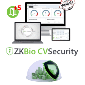 Zkteco Zkbiocvacaddonp5 - Modulo Vitalicio De Control De Acceso Para Agregar 5 Puertas Adicionales En Biocvsecurity / Se Necesita Tener Una Licencia Base Arriba De 25 Puertas